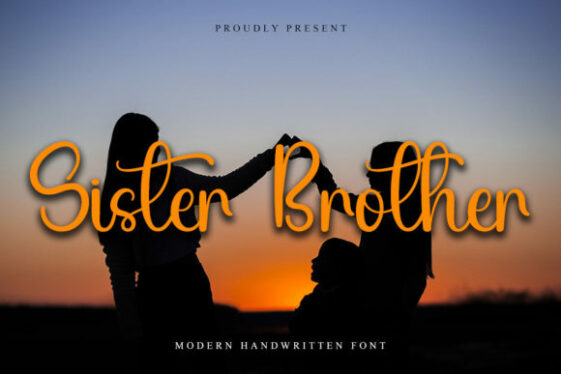 Sister Brother Font - Font Canyon