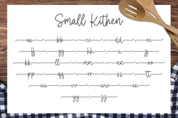 Small Kitchen Font Poster 9