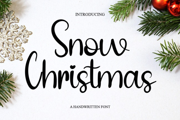 Snow Christmas Font