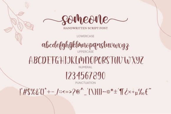 Someone Font Poster 5