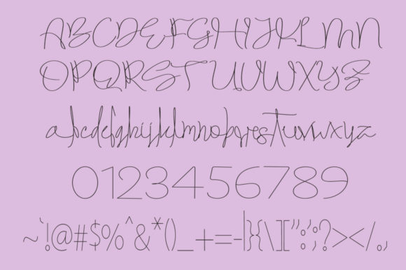 Special Font Poster 6