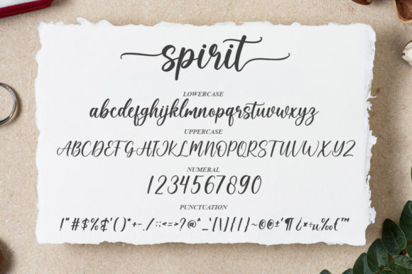 Spirit Font Poster 6