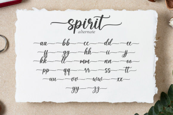 Spirit Font Poster 7