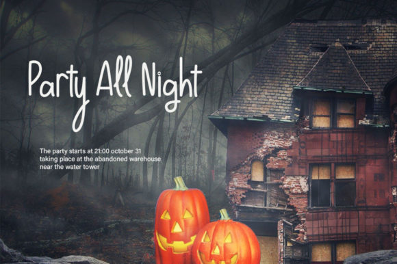 Spooky Font Poster 3