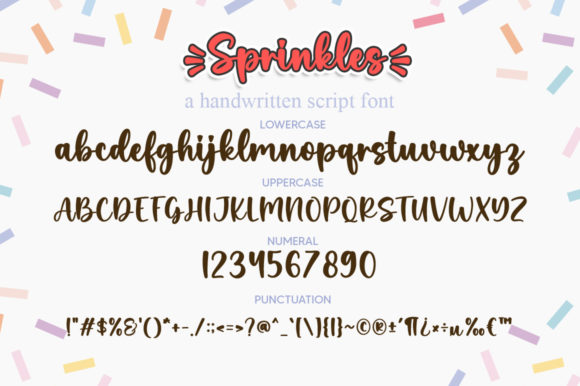 Sprinkles Font Poster 7