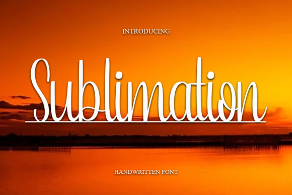 Sublimation Font