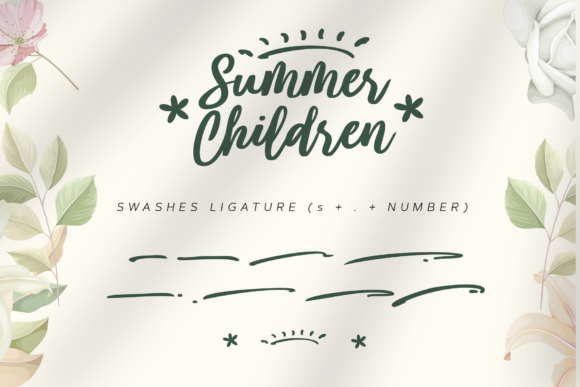Summer Children Font Poster 8