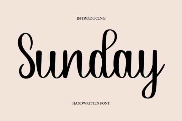 Sunday Font