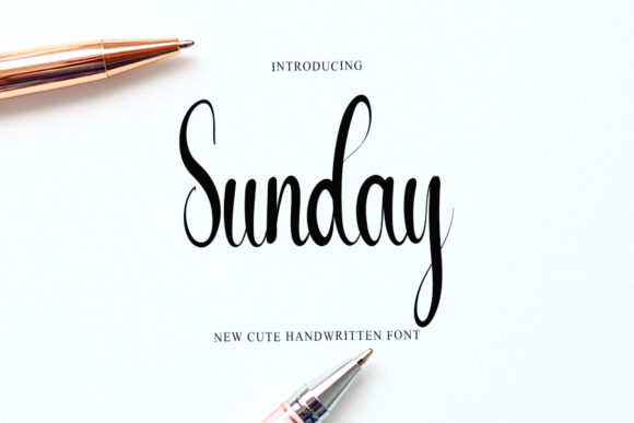 Sunday Font Poster 1