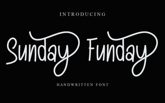 Sunday Funday Font Poster 1