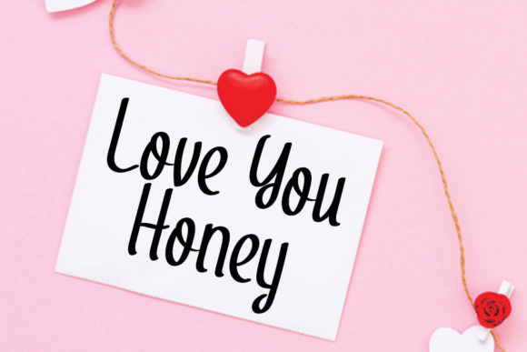 Sweet Romance Font Poster 5