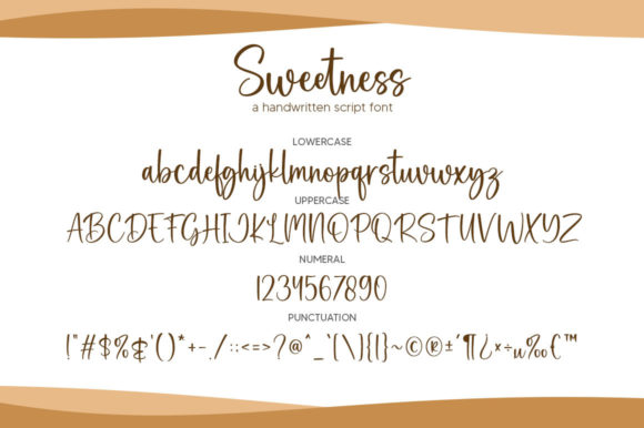 Sweetness Font Poster 5