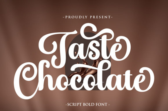 Taste Chocolate Font Poster 7