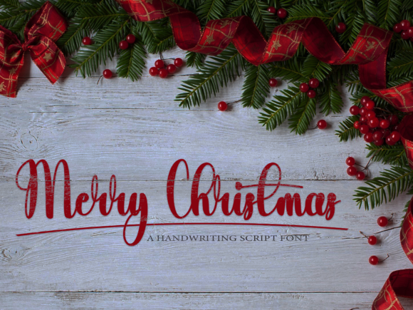 The Christmas Font Poster 2