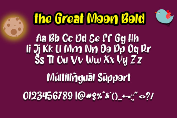 The Great Moon Font Poster 4