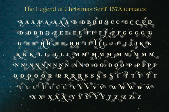 The Legend of Christmas Font Poster 14