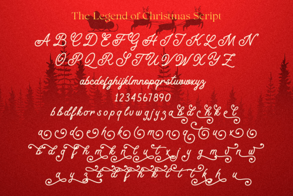 The Legend of Christmas Font Poster 15