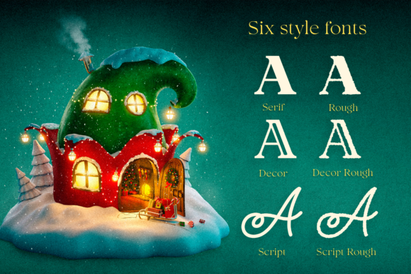 The Legend of Christmas Font Poster 3