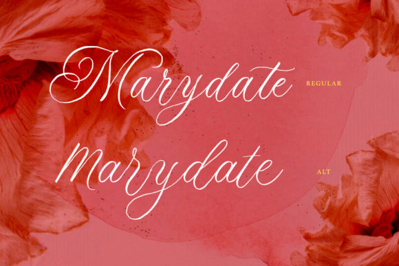 The Marydate Font Poster 5