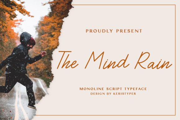 The Mind Rain Font Poster 1