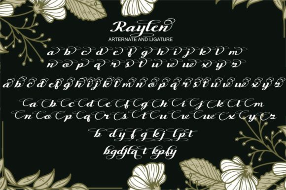 The Raylen Font Poster 6