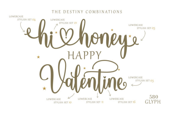The Valentines Font Poster 3