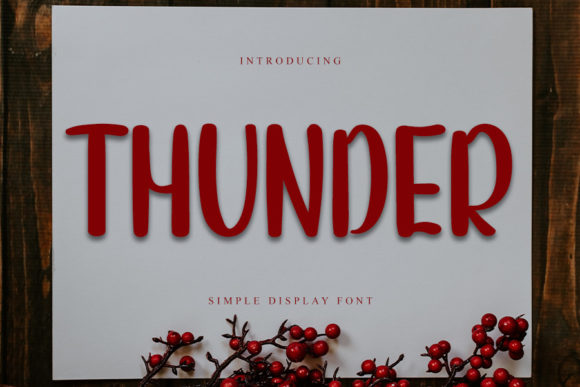 Thunder Font