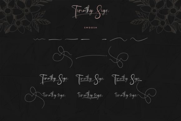 Timothy Sign Font Poster 8