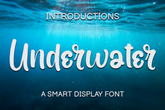 Underwater Font - Font Canyon