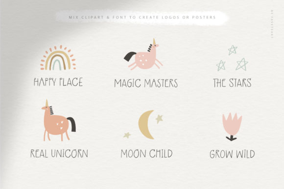 Unicorn Dreams Font Poster 5