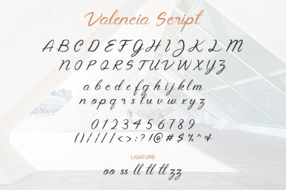 Valencia Font Poster 10
