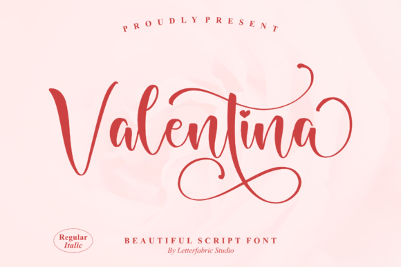 Valentina Font Poster 1