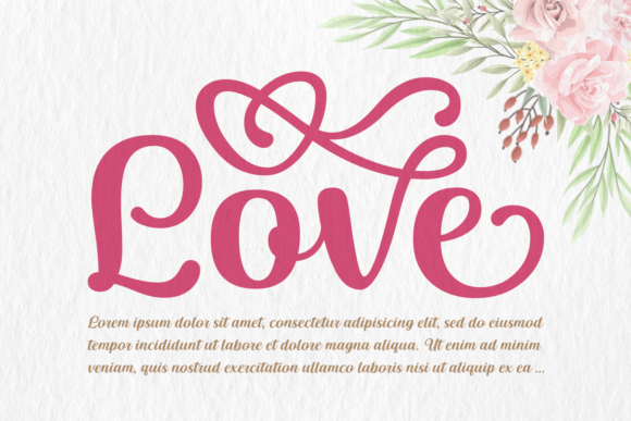 Valentine in Faith Font Poster 4