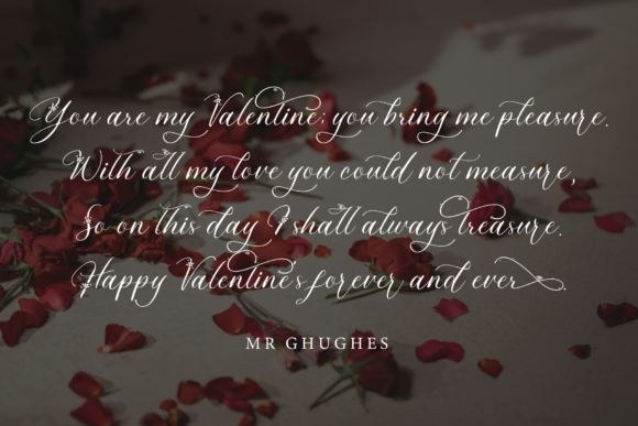 Valentine Signature Font Poster 5