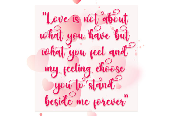 Valentines Passions Font Poster 3