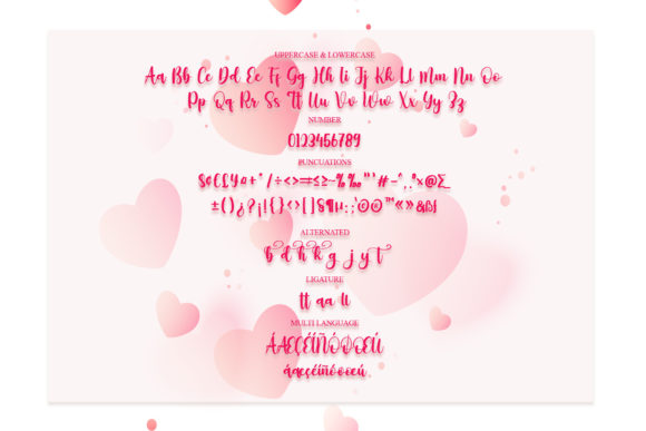 Valentines Passions Font Poster 5