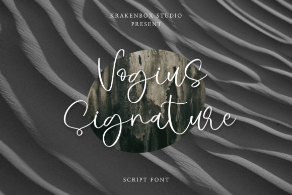 Vogius Signature Font