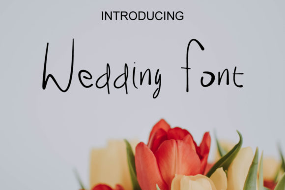 Wedding Font Poster 1