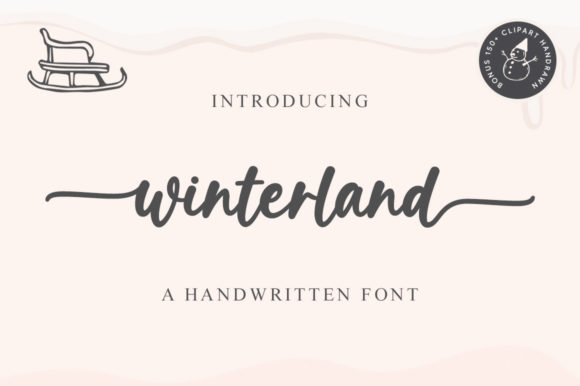 Winterland Font Poster 1