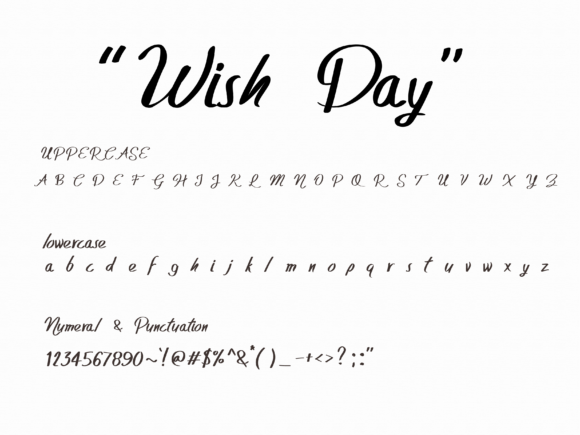 Wish Day Font Poster 3