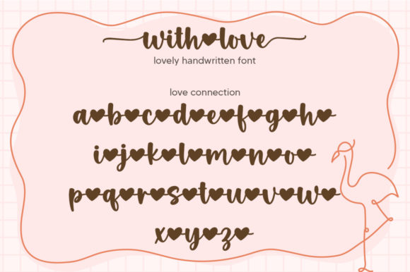 With Love Font Poster 8