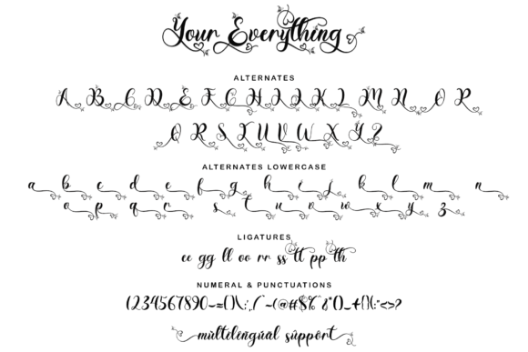 Your Everything Font Poster 8