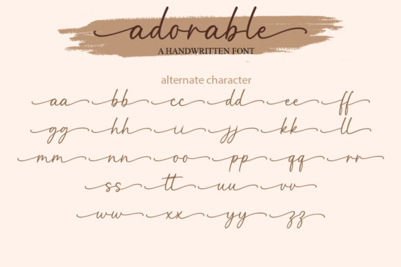 Adorable Font Poster 9