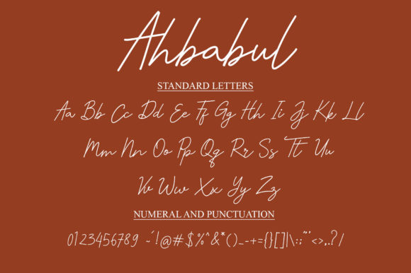 Ahbabul Font Poster 4