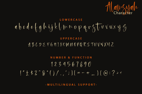 Alamsyah Font Poster 8