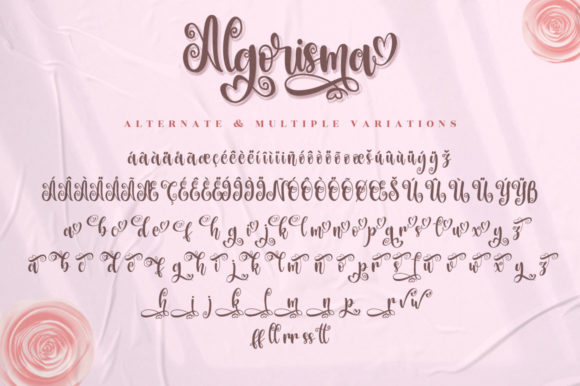 Algorisma Font Poster 9