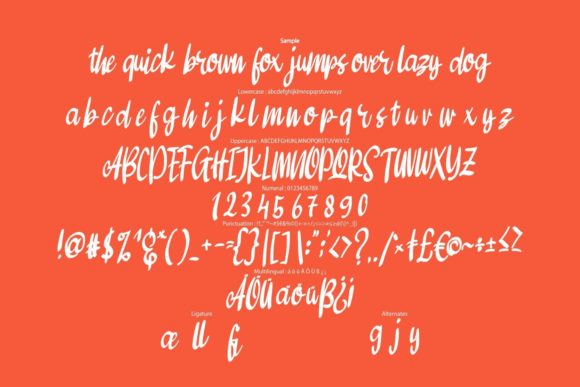 Amenty Script Font Poster 6