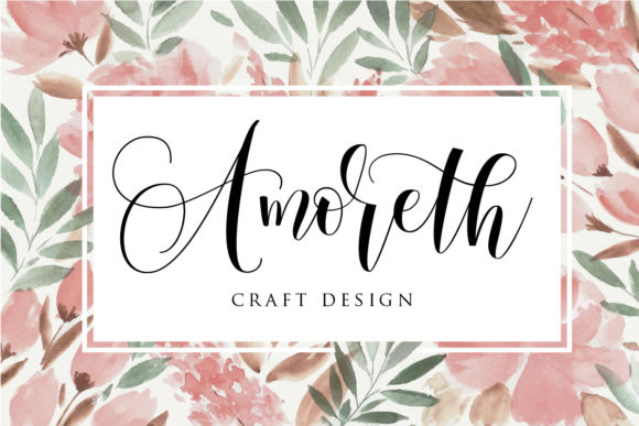 Amoselia Font Poster 5