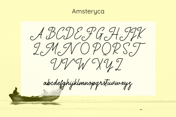 Amsteryca Font Poster 6