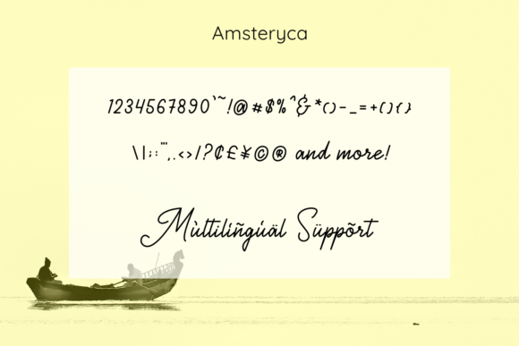 Amsteryca Font Poster 7